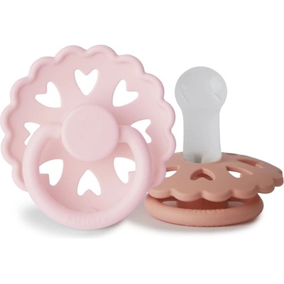 FRIGG Fairytale Round Silicone 2-Pack Size 2 биберон The Snow Queen/The Princess and the Pea 2 бр