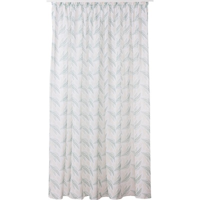 Mendola Fabrics Бяло-зелена завеса 300x260 cm Seva - Mendola Fabrics (10-175SEVA-C1-300)