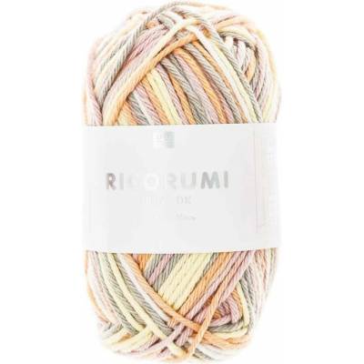 Rico Design Háčkovacia priadza Ricorumi Print odtieň 001 růžovožltá - 1 ks