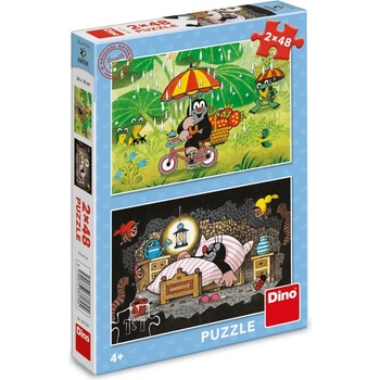 Dino - Puzzle 2x48 Krtkov deň - 40 - 99 piese