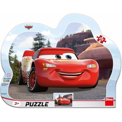 Dino Cars Blesk na výlete kontúra 25 dielov