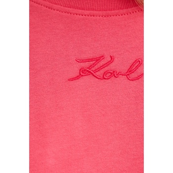 Karl Lagerfeld Памучна тениска Karl Lagerfeld в червено A2W17063 (A2W17063)