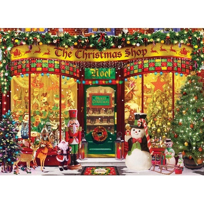 EUROGRAPHICS - Puzzle Christmas Shop 1000 - 1 000 piese
