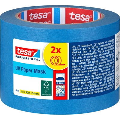 Tesa 4431 Promo páska UV maskovacia 40 m x 38 mm 2 ks