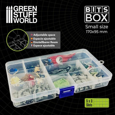 Green Stuff World Storage Bits Boxes S – box malý s variabilnými úložnými priestormi