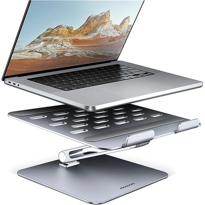 AXAGON STND-LQ ALUMINUM stand for 10" – 16" laptops & tablets, foldable, adjustable height & angle