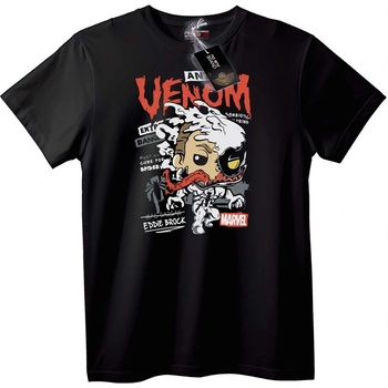NOONEBRAND Тениска Венъм Симбиот - XL, Black