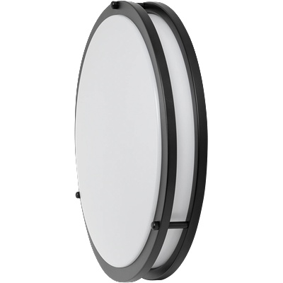 UltraLux Декоративна led плафониера 12w, 4200k, 220-240v ac, Черна, кръг, ip20 (spmr1242bl)