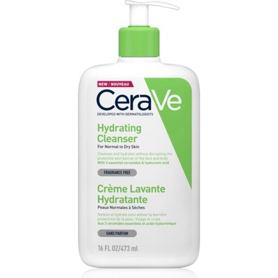 CeraVe Cleansers Hydrating Cleanser почистваща емулсия с хидратиращ ефект 473ml