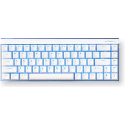 геймърска механична клавиатура Gaming Mechanical Keyboard Ace 68 Air - 8K, Mount Tai Magnetic Switch GT [Tactile] (English US), White (MC-ACE68AIR-9)