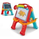 Lean Toys Multifunkčná tabuľa s projektorom a šablónami červeno-modrá