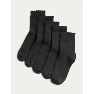 Marks & Spencer Чорапи 5 чифта детски Marks & Spencer | Cheren | Момчешки | 26 1/2-30 1/2