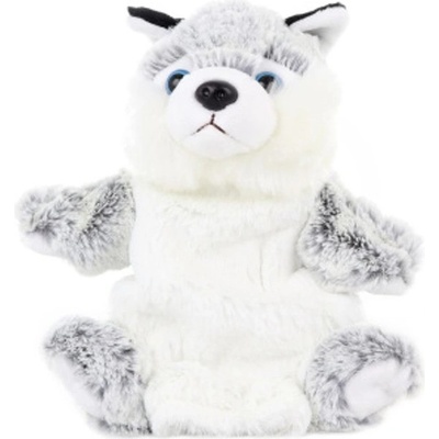 LAMPS Plush Dog Husky Puppet 25 cm