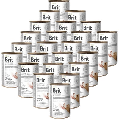 Brit Veterinary Diets GF Dog Joint & Mobility 24 x 400 g