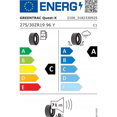 Greentrac Quest-x 275/30 R19 96Y