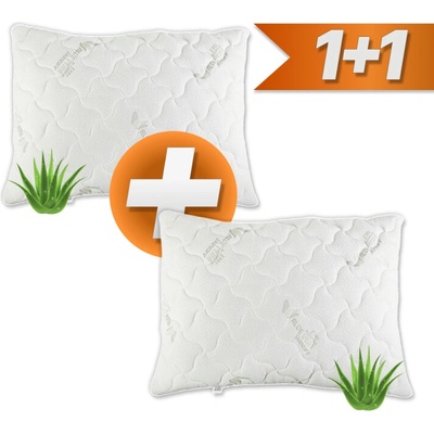 EMI Prošívaný antialergický polštář Aloe Vera 2ks 50x70