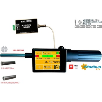 Microtech Electronic Дигитална микрометрична глава Microtech UNIVERSAL DataMet Modbus, Non-Rotating - 0-50 мм, 0, 0002 мм (110185059M)