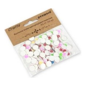 Penword Decoration Movable Eyelets RS-07 10mm Self Adhesive 100 Pieces