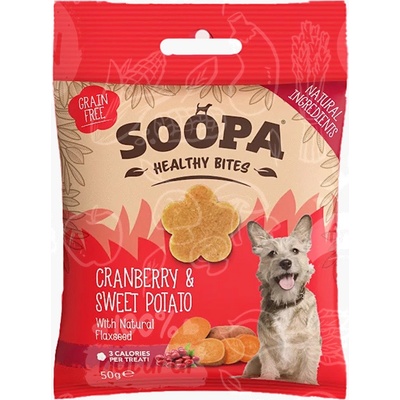 Soopa Zdravé maškrty Brusnice a Batáty 50 g