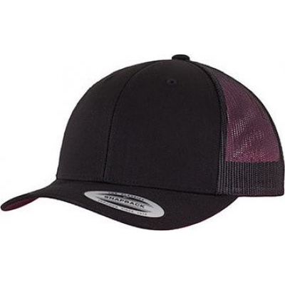 Snapback Flexfit Retro Trucker se síťkou černá FX6606