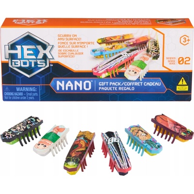 HEX BOTS Nano chrobáky darčeková sada (6 ks)