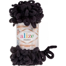Alize Puffy 100g Farba: matná čierna 1060