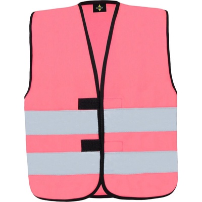 Korntex hi-vis kw aarhus01 / Детска светлоотразителна жилетка - неоново розова xs (76kw0108700)