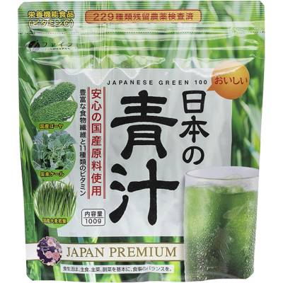 Fine Japan Японски зелени суперхрани 100 g прах | Fine Japan (006287 (000048) FJ)
