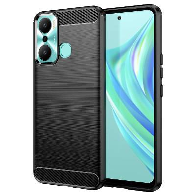 Кейс HQWear Carbon Case за Infinix Hot 20 Play, черен (9145576275443)