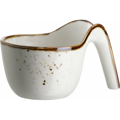 Mäser Gurmánska miska Pintar White hnedé bodky 9 x 5,5 cm