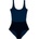 MYMARINI Дамски бански костюм MYMARINI Women's Plainbody Swimsuit - Black / Navy (150-5876-0113)