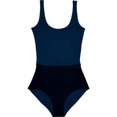 MYMARINI Дамски бански костюм MYMARINI Women's Plainbody Swimsuit - Black / Navy (150-5876-0113)