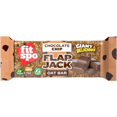 FIT SPO Flap Jack - Energy Oat Bar [80 грама] Шоколад с парченца