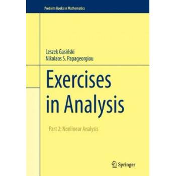 Exercises in Analysis | Leszek Gasinski, Nikolaos S. Papageorgiou