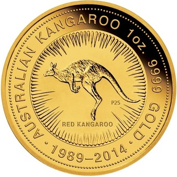 The Perth Mint Zlatá mince Kangaroo Klokan 25. výročí 2014 1 oz