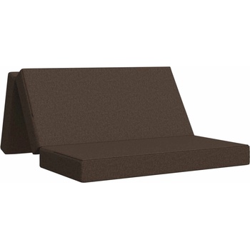 vidaXL Сгъваем диван легло 140 x 67 x 45 см Таупе (900224)