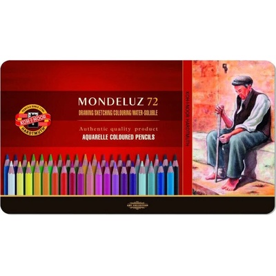 KOH-I-NOOR Mondeluz 3727/72 Комплект акварелни моливи 72 бр (3727072001PL)