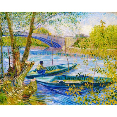 Figured ART malování podle čísel RYBOLOV NA JAŘE Vincent van Gogh
