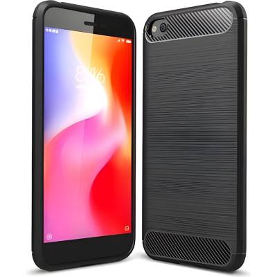 Xiaomi Carbon Shield TPU калъф за Xiaomi Redmi Go/Redmi 5A - Черен KP19357