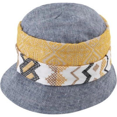 Fiebig Headwear since 1903 Bucket hat letní modrý