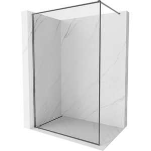 Mexen Kioto-F душ панел тип Walk-in с рамка 180 x 202 см, прозрачно 8 мм, gun metal - 800-180-104-95-00 (800-180-104-95-00)