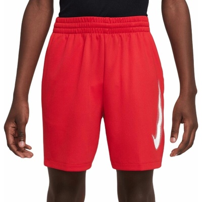 Nike Dri-Fit Multi+ Graphic Training Shorts Červený