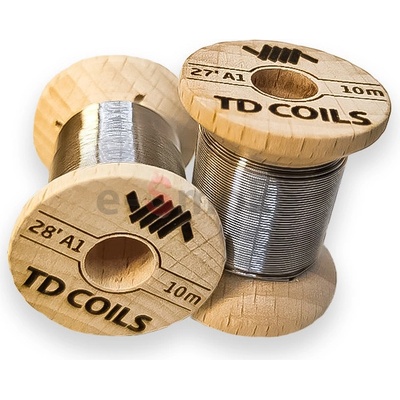 TD Coils Kanthal 10m odporový drôt AWG 27 ga 0,35 mm