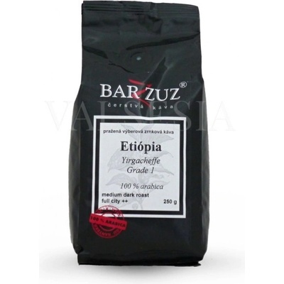 Barzzuz Etiópia Yirgacheffe Grade 2 washed 100 % arabica 250 g