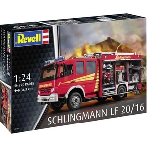 Revell Пластмасов модел комплект автомобил 07404 - Schlingmann LF20/16 Mercedes Benz Atego 1529 AF (1: 24)
