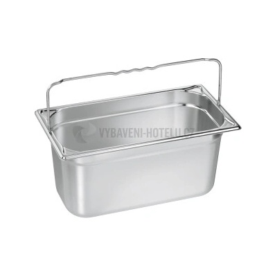 Gastronádoba nerezová GN 1/3 plné s uchy 32,5 x 17,6 x 6,5 cm, 0,5 kg 3153406