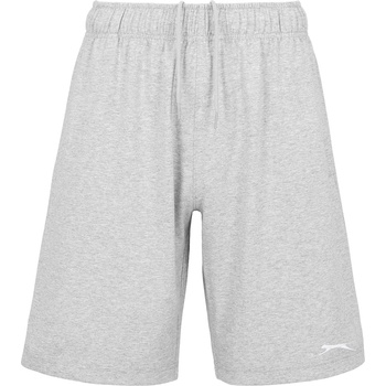Slazenger Мъжки къси панталони Slazenger Jersey Shorts Mens - Grey Marl