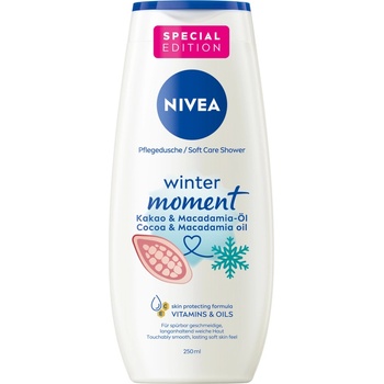 Nivea sprchový gél Winter Moment Cocoa Care s makadamovým olejom 250 ml