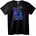 NOONEBRAND Тениска Мистична котка и рогата фигура - L, Black