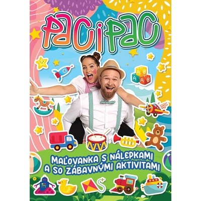Paci Pac omaľovánka so samolepkami